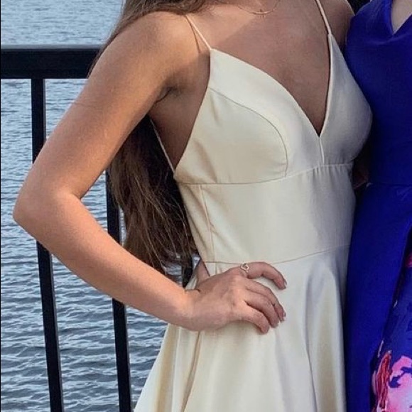 Yellow Prom Dress from betsy and adam - Picture 7 of 7